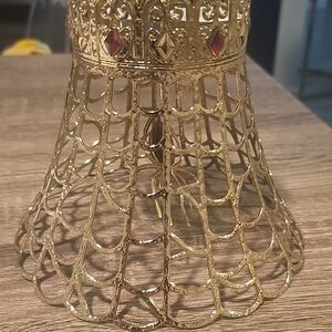 Bath & Body Works Gold Candle Holder